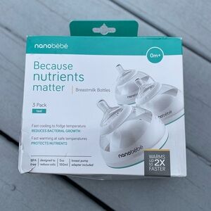 Nanobébé Breastmilk Bottles 3 Pack